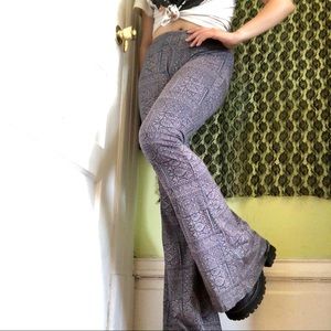 Beautiful stretchy printed bell bottoms!